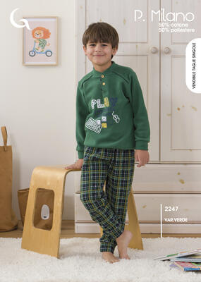PIGIAMA BAMBINO M/L 2247 Tellini S.r.l. Ingrosso Abbigliamento